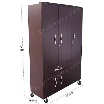 D4 6x4 Feet Large Wooden sheet cupboard wardrobe fixed price 0