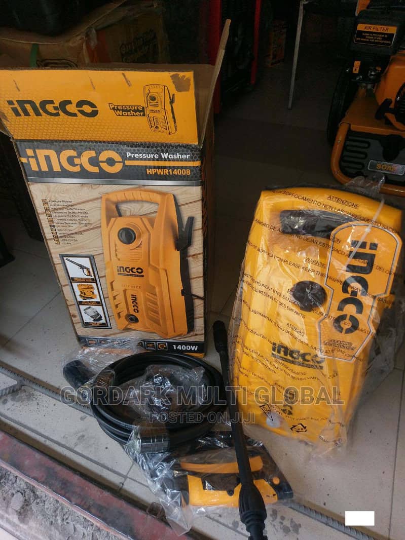 INGCO HPWR14008 High Pressure Car Washer Machine 1400-W 10