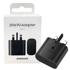 UK 3PIN SAMSUNG ORIGINAL 25W PD ADOPTER  Description: UK 3PIN SAMSUNG