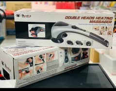 Electric Twins Heads Heating Full Body Vibrating Massager Machine