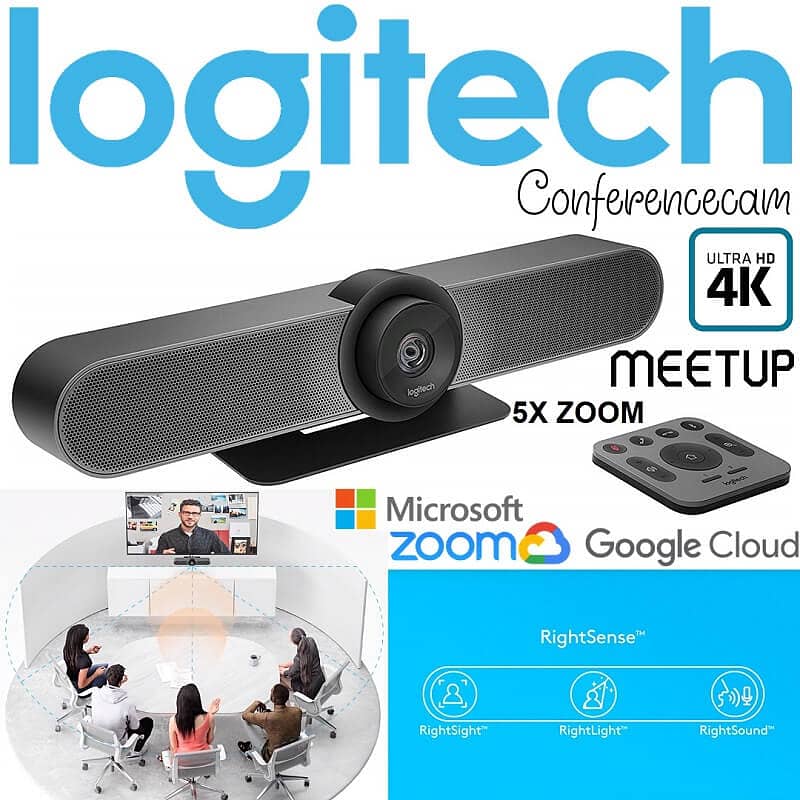 Logitech Meetup -Rally Plus -Delegate Video conference - Poly USB-Aver 1