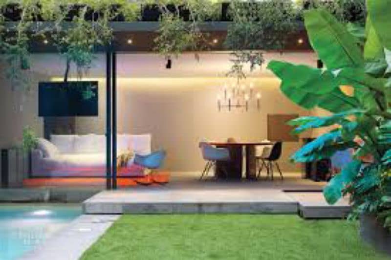 Construction work & interior designing outdoor designing 5