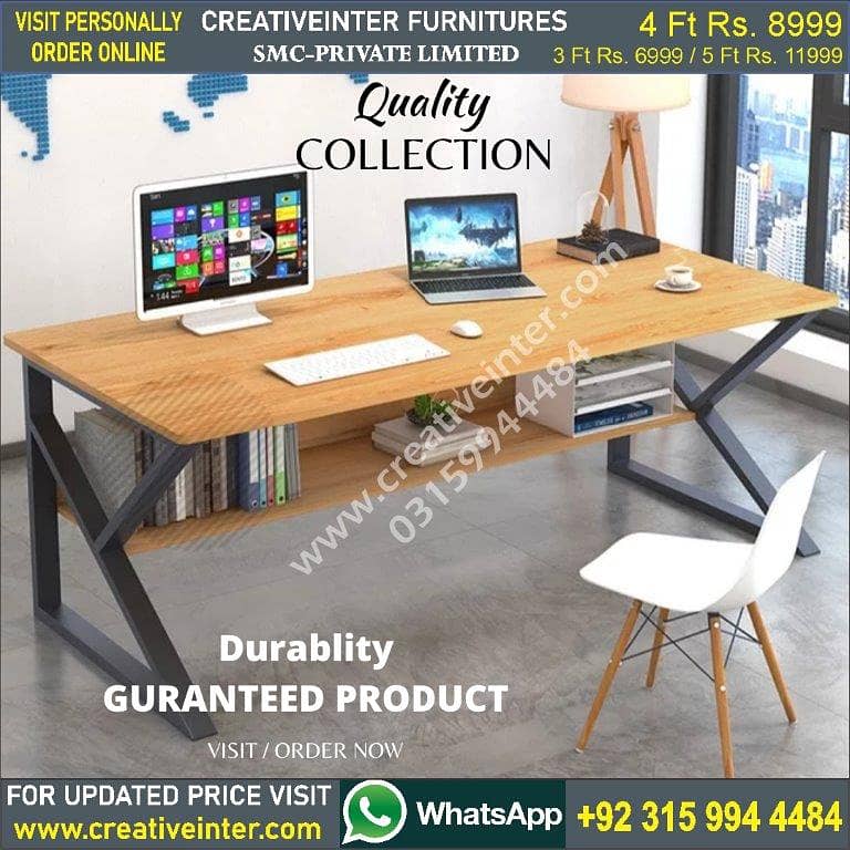 Office table desk sofa bed set chair workstation study computer 18