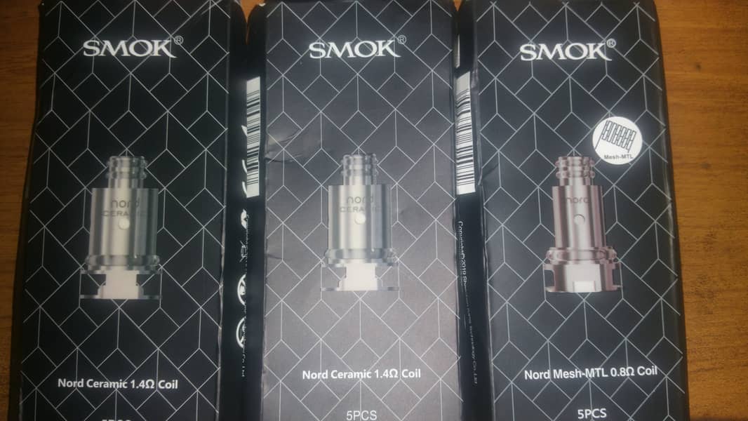 Smok Nord Coil / Coils for Vaping. Mesh and Ceramic Coils. (per coil) 0