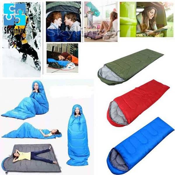 Sleeping Bag & Camping Tent For Tours 1