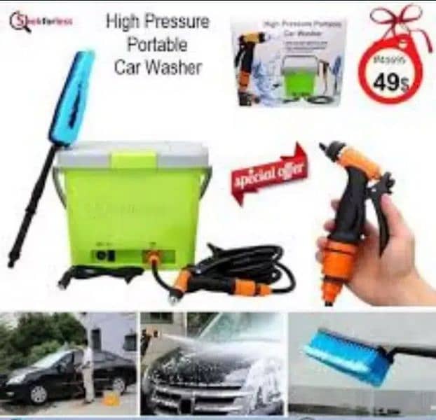 12V DC Portable high Pressure car Washer Machine 03020062817 1