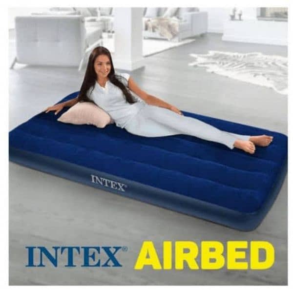 Single Air Bed Mattress & Double Oar Bed Mattress 03020062817 1