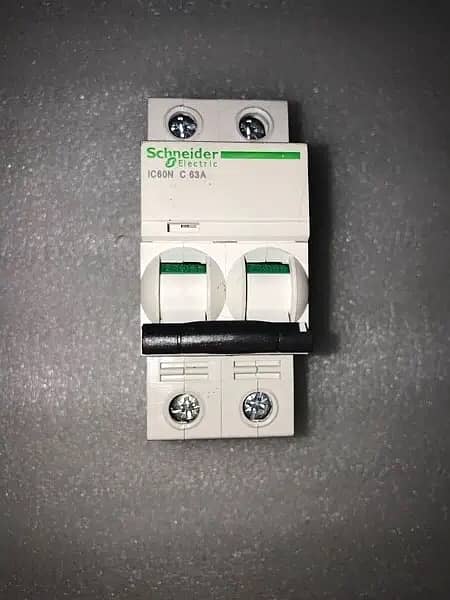 Schneider iC60N 2P 63A C Miniature Circuit breaker 1