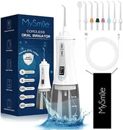 MYSMILE CORDLESS WATER FLOSSERS PORTABLE WATER PICK TEETH CLEANER 0