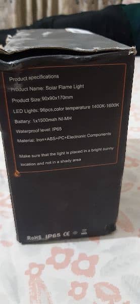 SOLAR FLAME LIGHT LAMPS 2