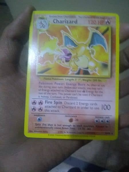 charizard rare pokemon card 100% real 2