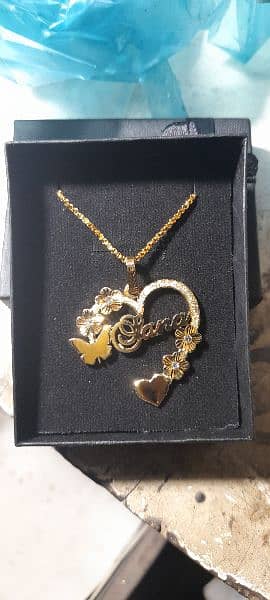 Gold plated name locket RAMZAN offer 1200 k bajay 700 mai 10