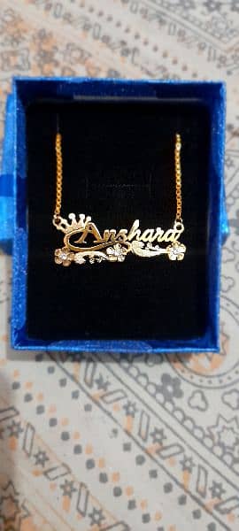 Gold plated name locket RAMZAN offer 1200 k bajay 700 mai 13