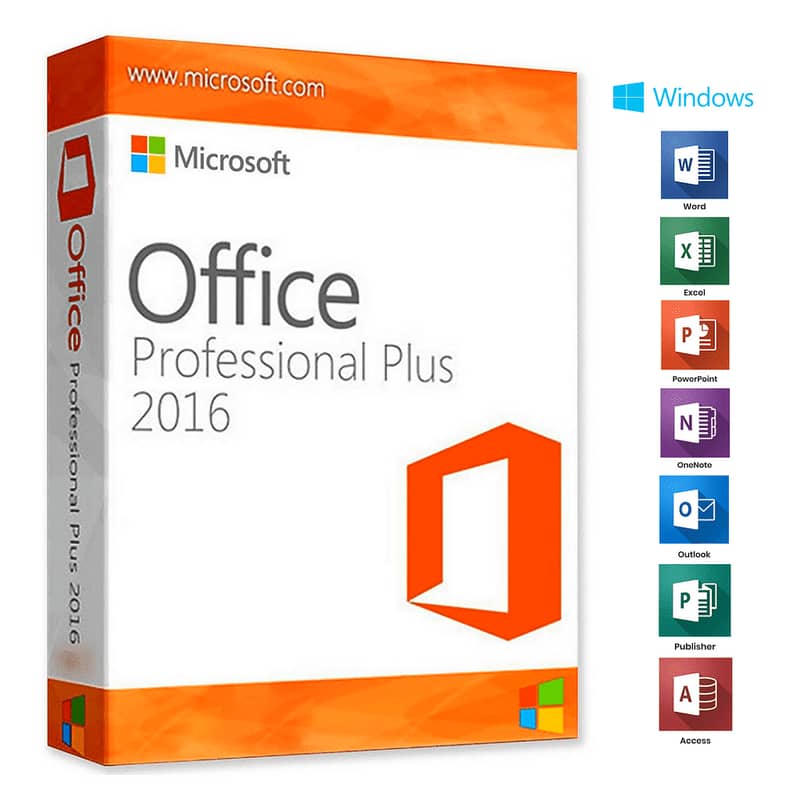 Microsoft Office 2016 Professional Plus Key Genuine Activation License 0