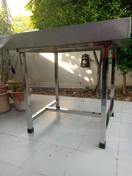 "STAINLESS STEEL WASHING & WORKING TABLES" 2