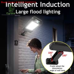 Solar Motion Sensor 150 Led Rechargeable Wall Light IP65 Waterproof