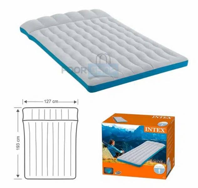 Intex Inflatable Classic Single Airbed Camping Mats Mattress - Buy In 3