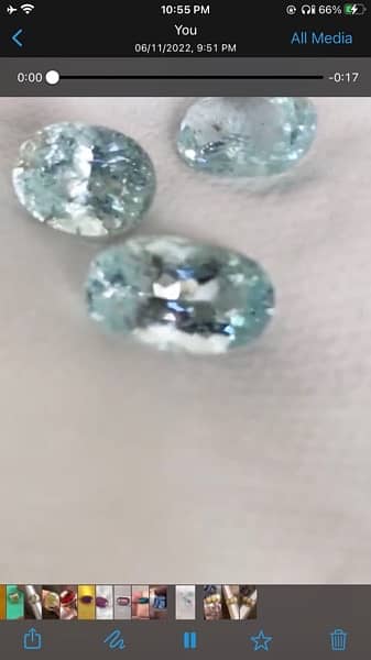 natrul top quality aquamarine stone 1