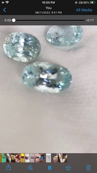 natrul top quality aquamarine stone 3