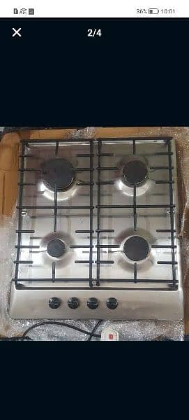 Neff gas 4 burner hobes upper top stainless steel (imported) 1
