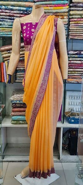 Zarnash latest Saree 1