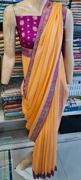 Zarnash latest Saree 3