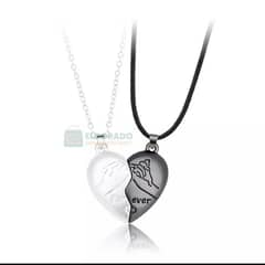 NEW DESIGN MAGNETIC HEART LOCKET FOR COUPLE