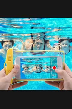 Underwater Waterproof Mobile Case PVC Bag Transparent Touch Screen