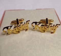 customize name cufflinks pair with box free home delivery