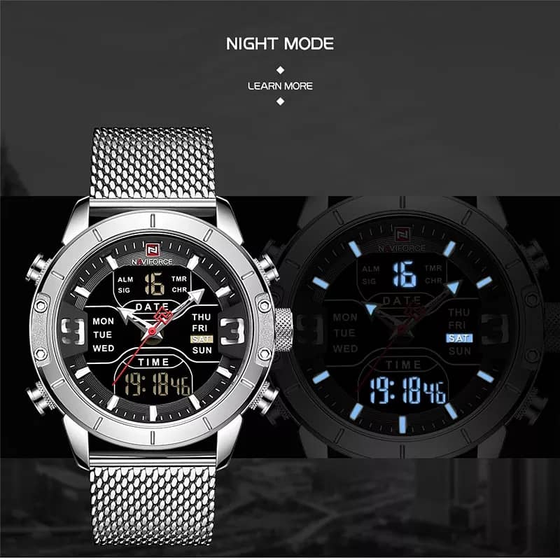 Naviforce Dual Time Watch 2