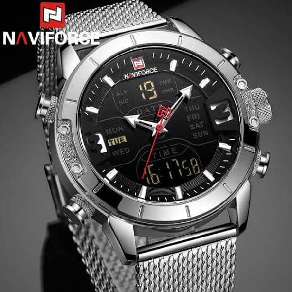 Naviforce Dual Time Watch 4