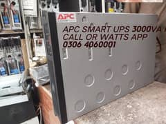 APC SMART UPS 3KVA 2700W LONG BACKUP MODEL FRESH STOCK