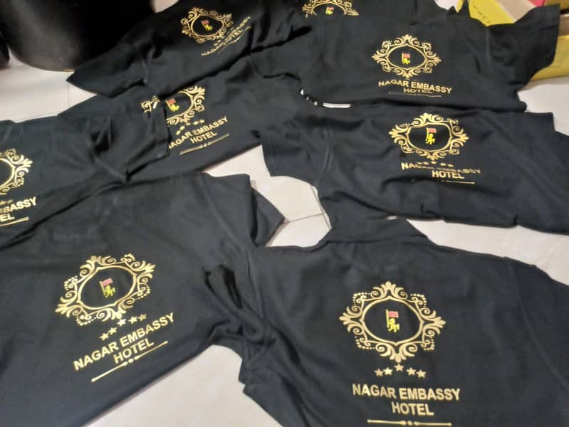 Customize printing,embrioadery T shirts,polo shirts available 1