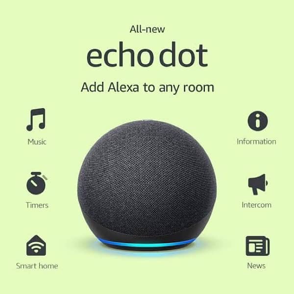 Echo Dot 3, Dot 4, Dot 5 (Available in Regular and Cute Kids Edition) 1