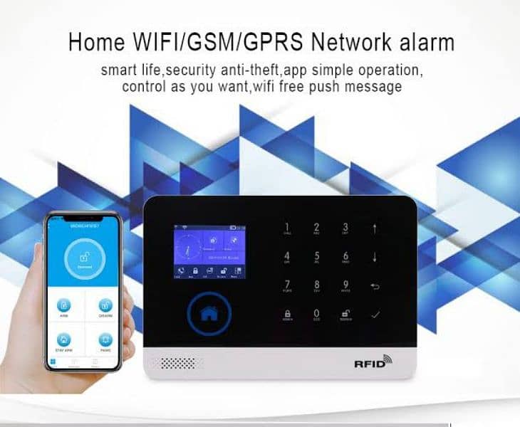 GSM/wifi based Home security system, Home Burglar Alarm System 0