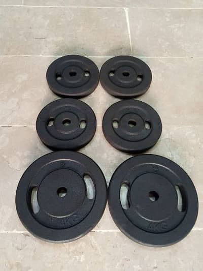 Best selling rubber plates with barbell