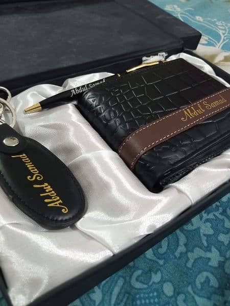 customize Name wallet key chain And pen 0