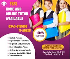 Home Tutors Available (0343-6185198)