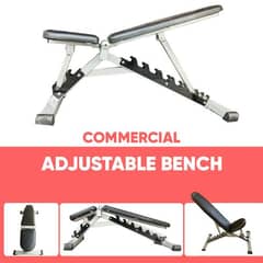 COMMERCIAL ADJUSTABLE BENCH FITNESS EXERCISES