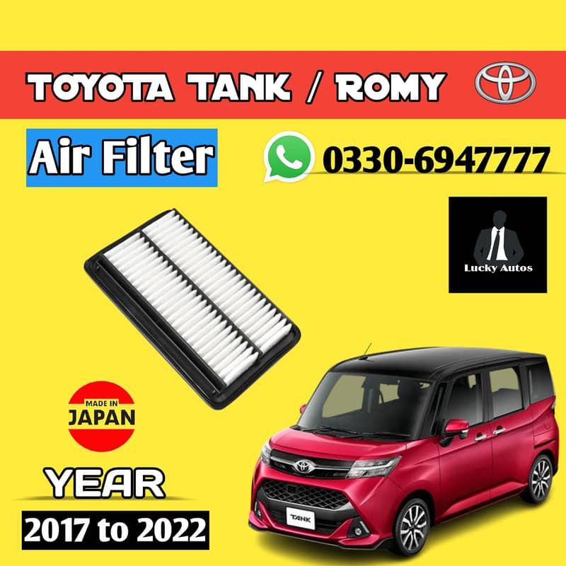 Toyota Tank / Roomy Air Filter Year 2017 to 2022 0