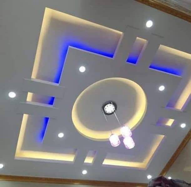 False Ceiling, Vinyl Flooring, Wallpaper, Gypsum Ceiling 3