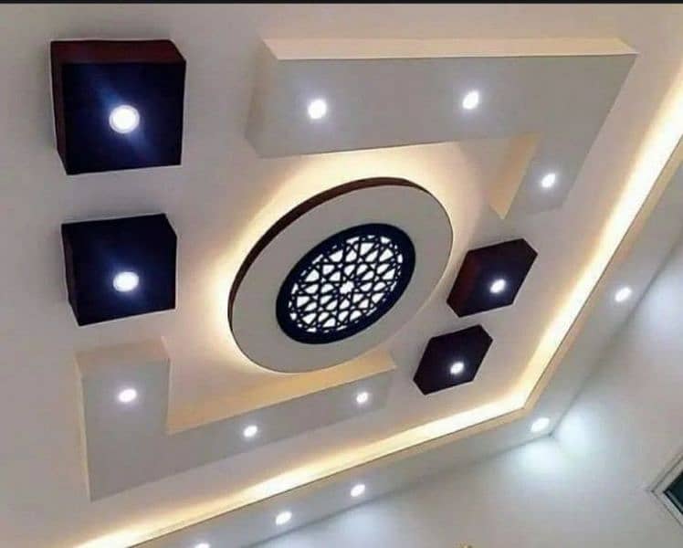 False Ceiling, Vinyl Flooring, Wallpaper, Gypsum Ceiling 9