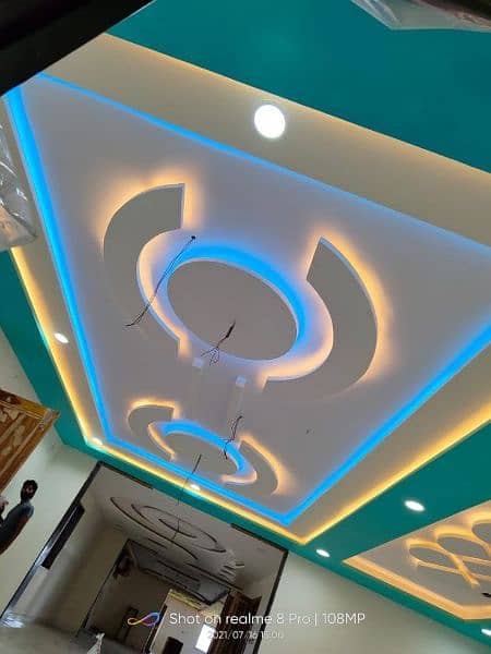 False Ceiling, Vinyl Flooring, Wallpaper, Gypsum Ceiling 16