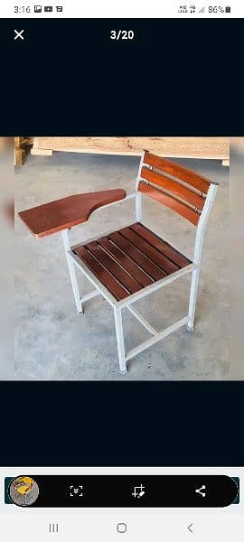 school-collage-furniture-desk bench-chairs-iron chair-iron desk bench 7