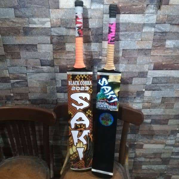 Cricket Bat Tape Ball Cricket Bat Full Cane Original Black Saki