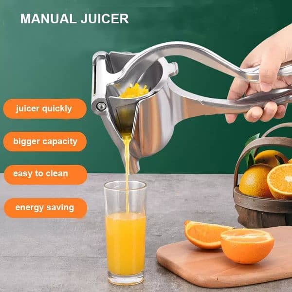 Manual Juicer, Fruit Press, Heavy Duty 4
