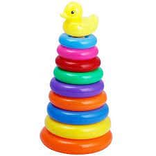 Duck Top Ring Toy Tower for Kids/children Play (New)