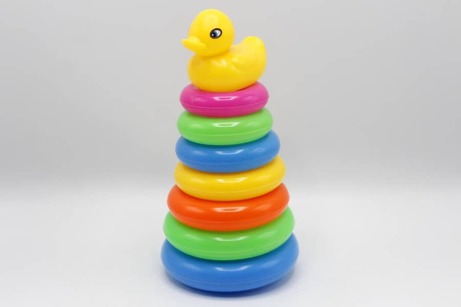 Duck Top Ring Toy Tower for Kids/children Play (New) 5