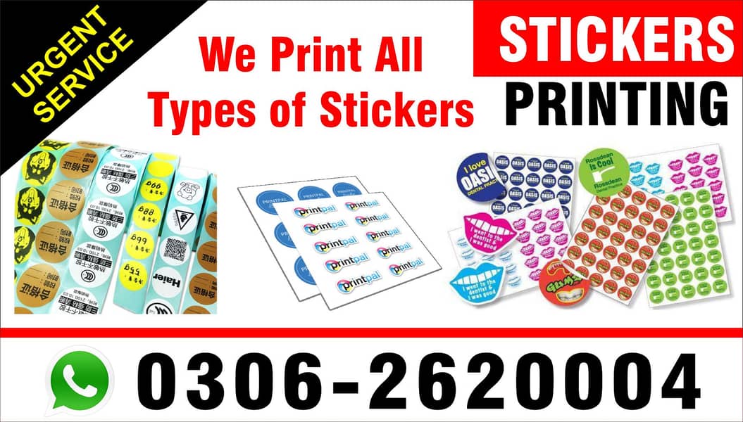 Sticker Printing Letterhead PADS 3D NEON Sign Board Pamphlets ID Cards 14