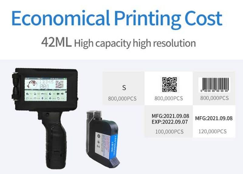 Thermal Inkjet Handheld Printer 1